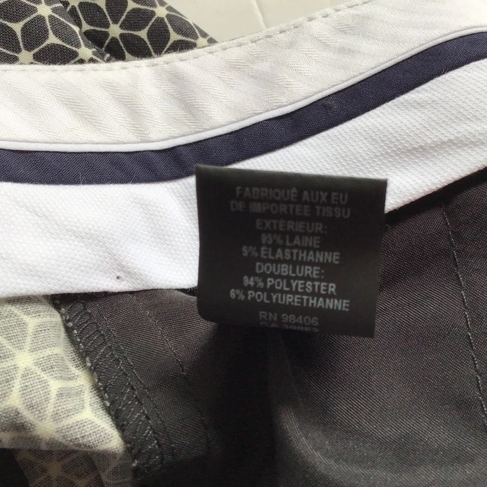 THEORY SLIM CROP DRESS PANTS SIZE 4 - Picture 7 of 10